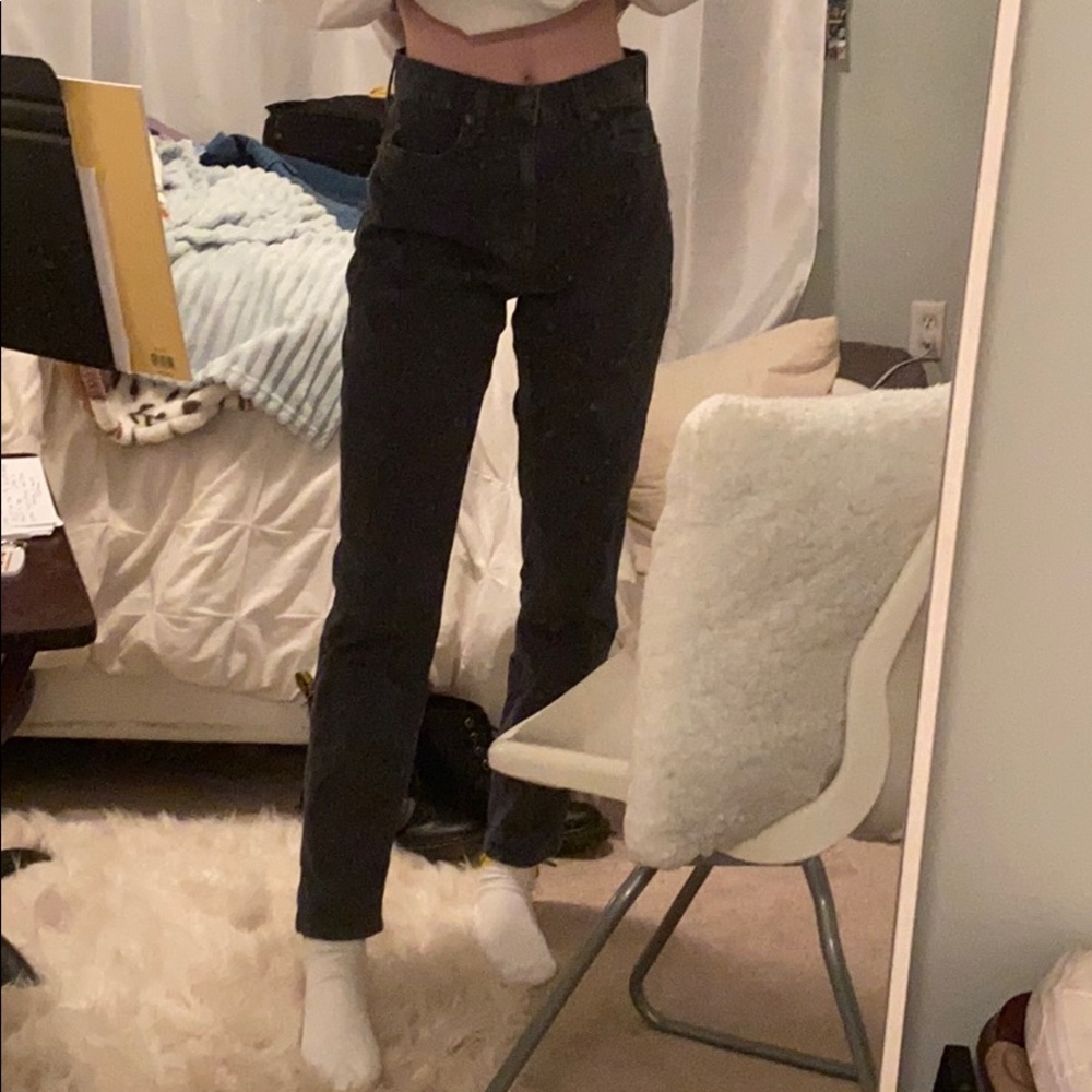 American Eagle Corduroy Mom Jeans